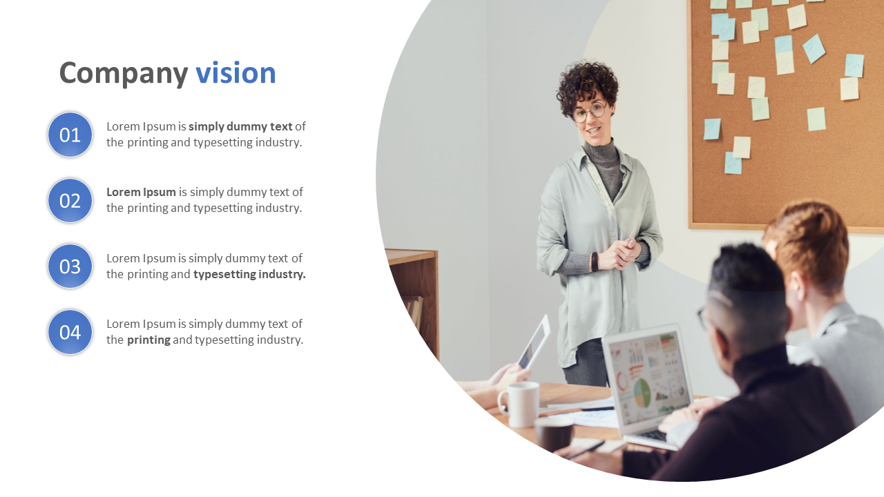 Vision ppt template
